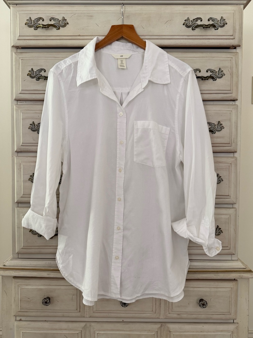 H&M White Button Shirt - Picture 2 of 5
